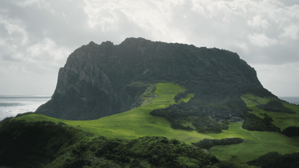 When Life Gives You Tangerines Full Review: a green hill