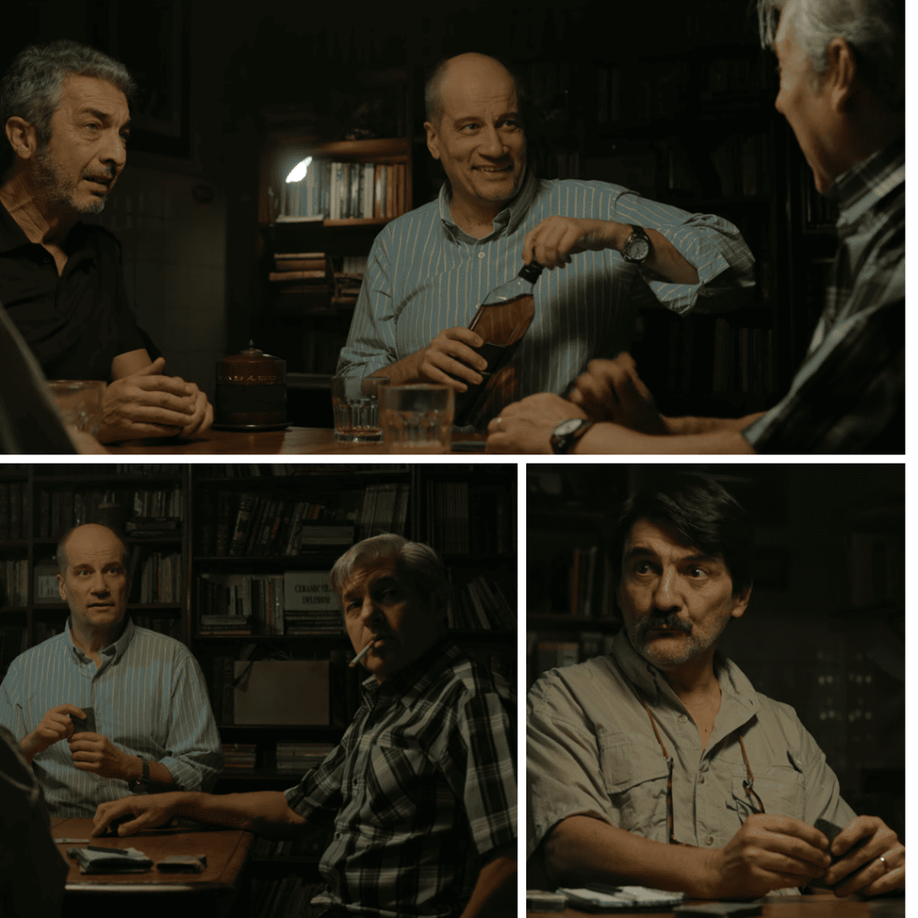 Juan and friends playing Truco in basement – The Eternaut Review