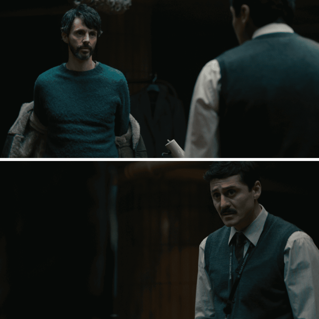 Dept Q Episode 1 Review: Carl Morck and Akram Salim in the basement of Department Q