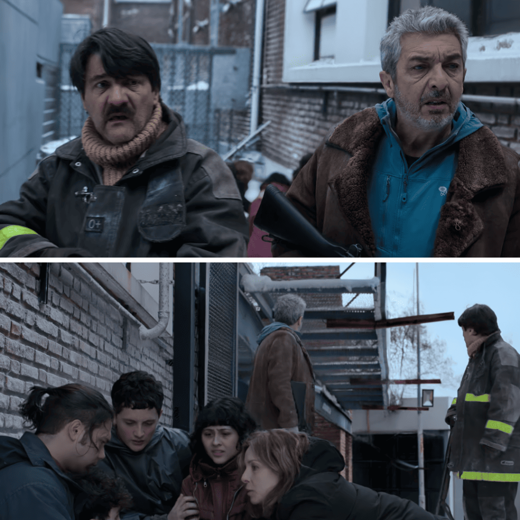 Juan and Favalli on alert, with survivors grouped together – The Eternaut Review

