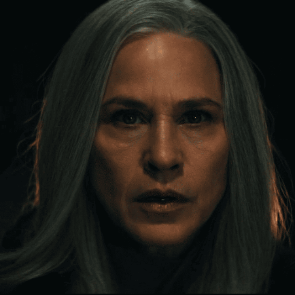 Severance Season 2 Identity: Close up of Harmony Cobel in the Lumon Birthing Lodges