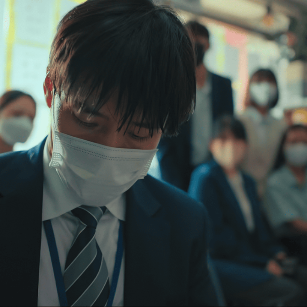 Wall to Wall Movie Review: Masked man looks down in tense estate agent's office