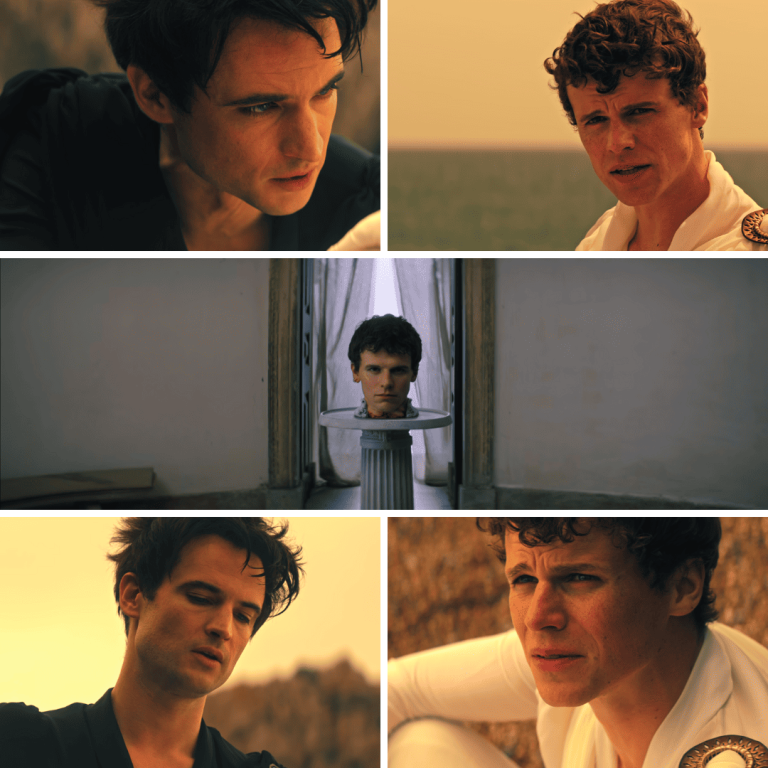 Collage of Morpheus and Orpheus, father and son bound by tragedy in Sandman Season 2 Review.