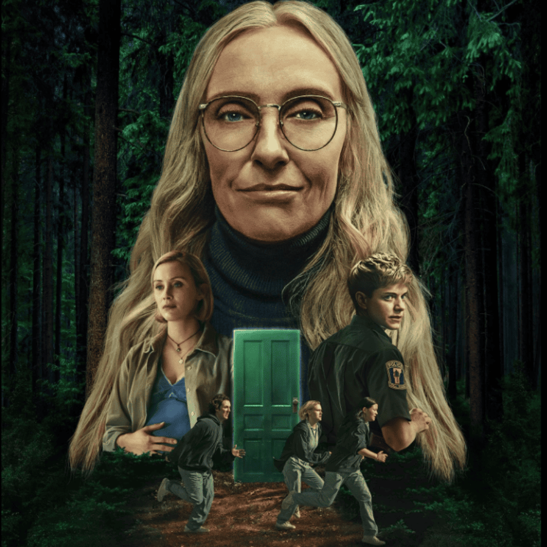 Promotional poster for Wayward (2025) showing the main cast surrounded by mist and muted tones, symbolizing control, trauma, and the illusion of utopia. | Wayward Netflix Review