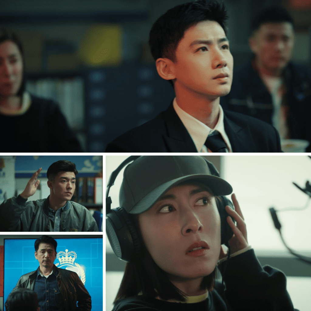 Mobius Mid-Season Review collage of Ding Xi and fellow officers working through exhaustion as the loop resets their progress.