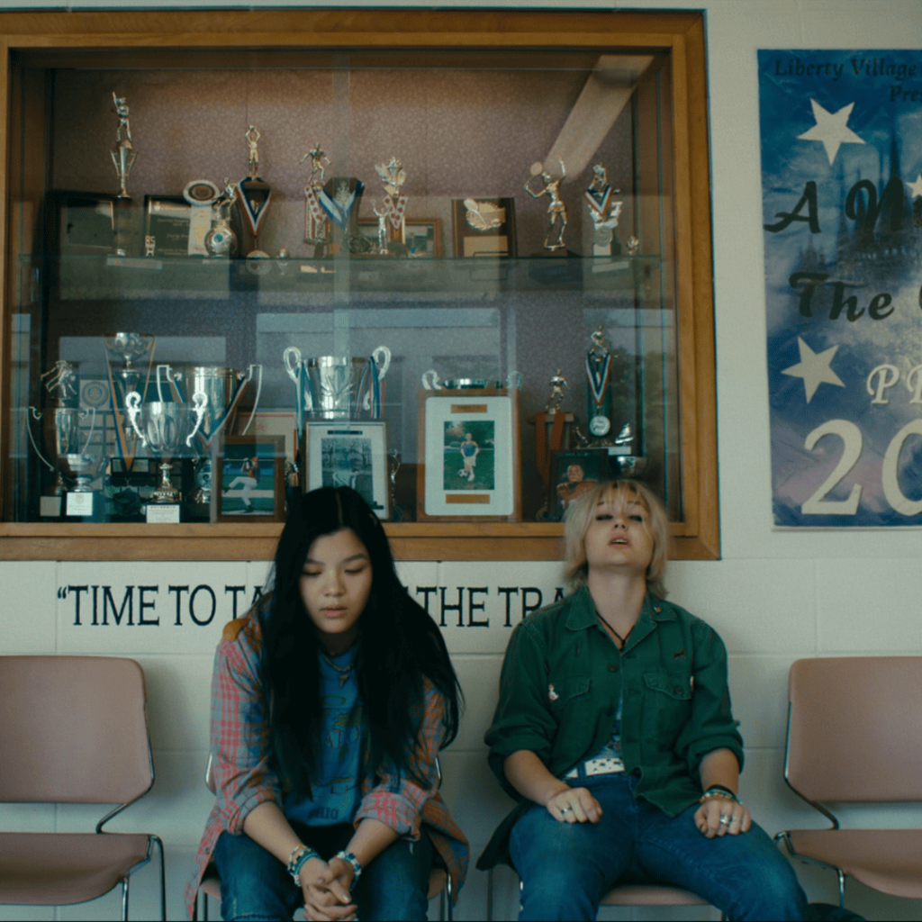 Wayward Netflix Review: Abbie and Leila, one at school before entering Tall Pines, the other inside the institution — contrasting normal teenage life with the oppressive environment of the facility.