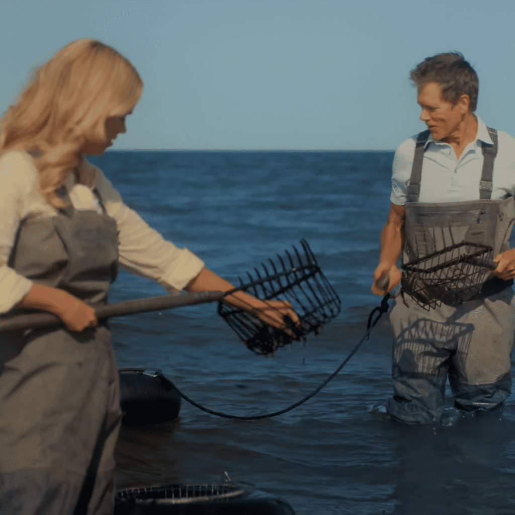Simone joins Peter quahogging for clams, symbolizing her attempt to claim control and mirror Michaela’s world in Sirens Netflix Review