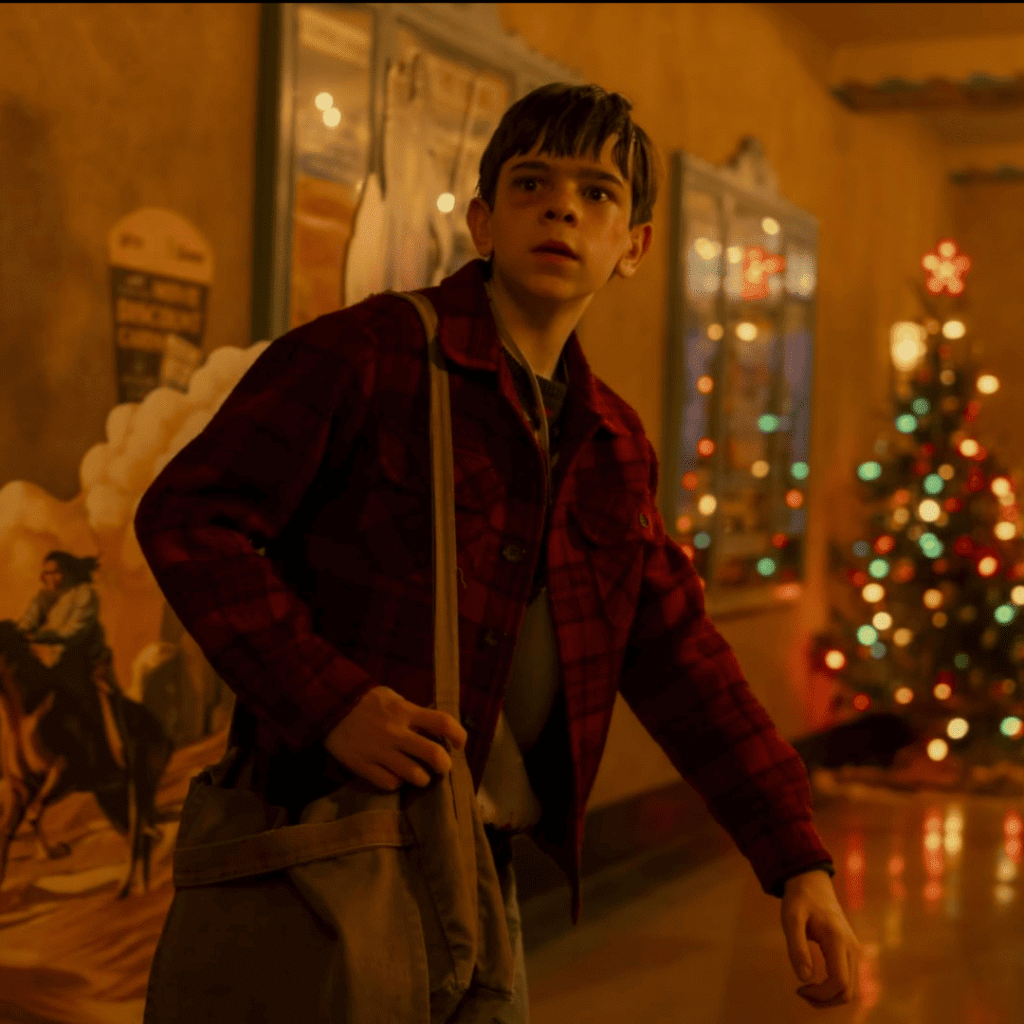 IT Welcome to Derry Review: Still of Matty attempting to flee the movie theater