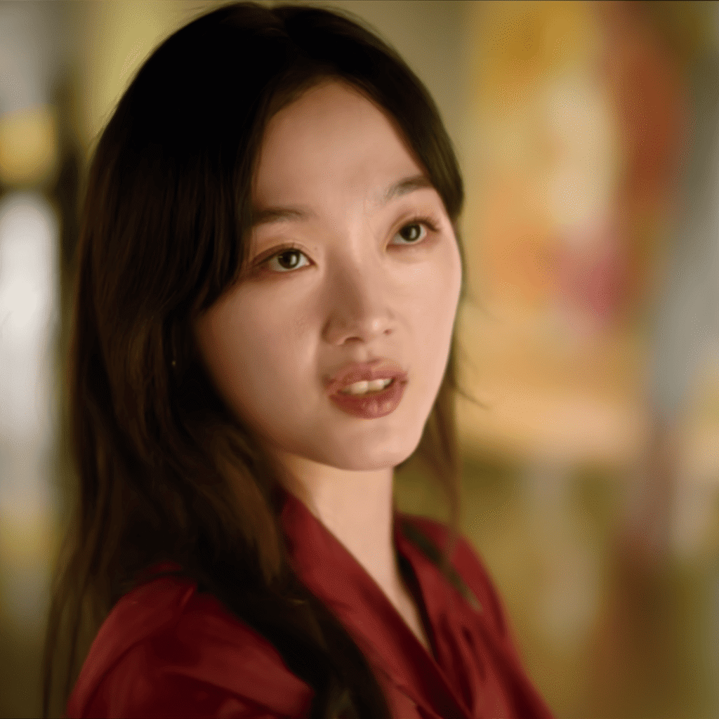 Close-up of Hui-su at the art exhibition in As You Stood By Netflix First Impressions Review.