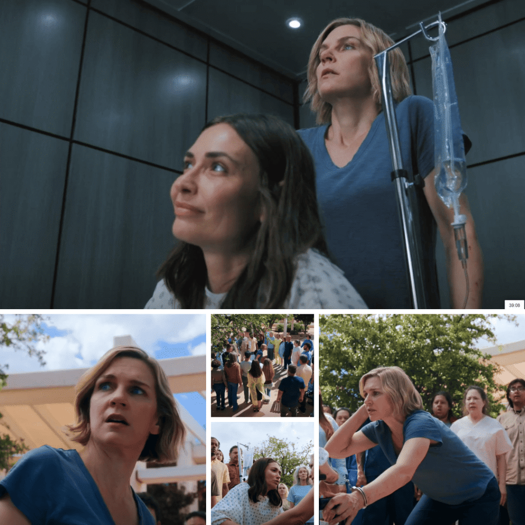 Pluribus Explained: Carol drugs Zosia while surrounded by the joined who watch and react to the disturbance.