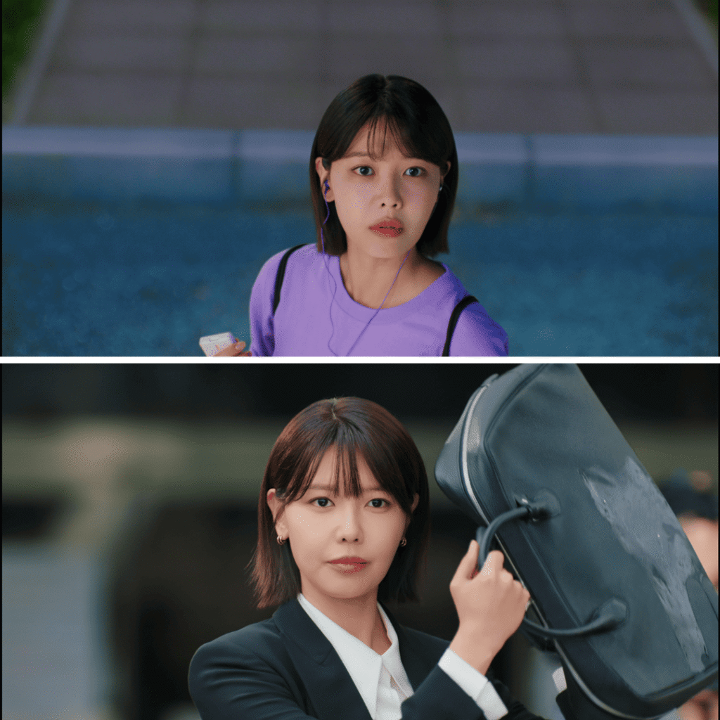 Idol I First Impressions: Se na in a dream sequence and later addressing the press as a lawyer