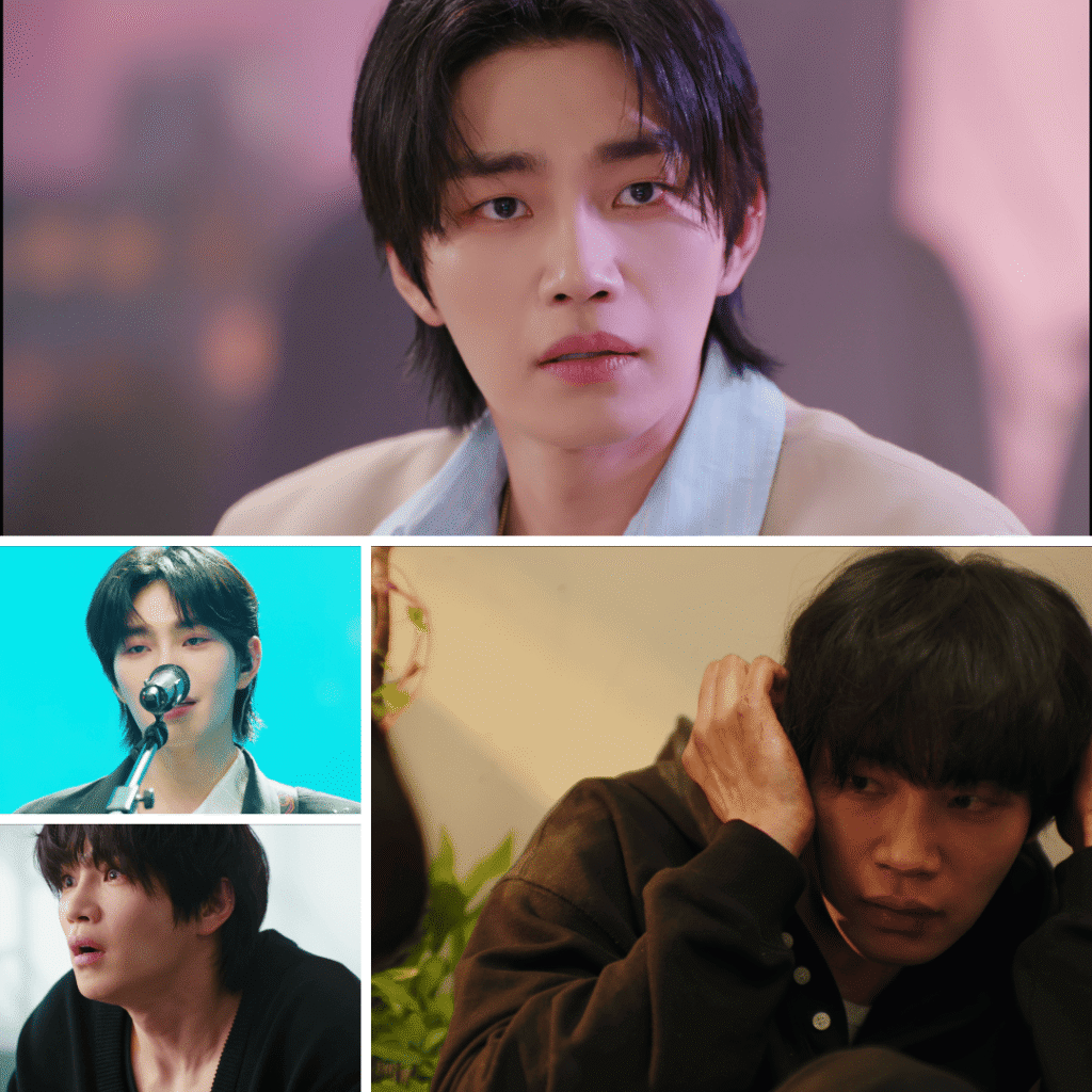 Idol I First Impressions: collage showing Do La-ik as an idol, murder suspect, and emotionally unraveling figure