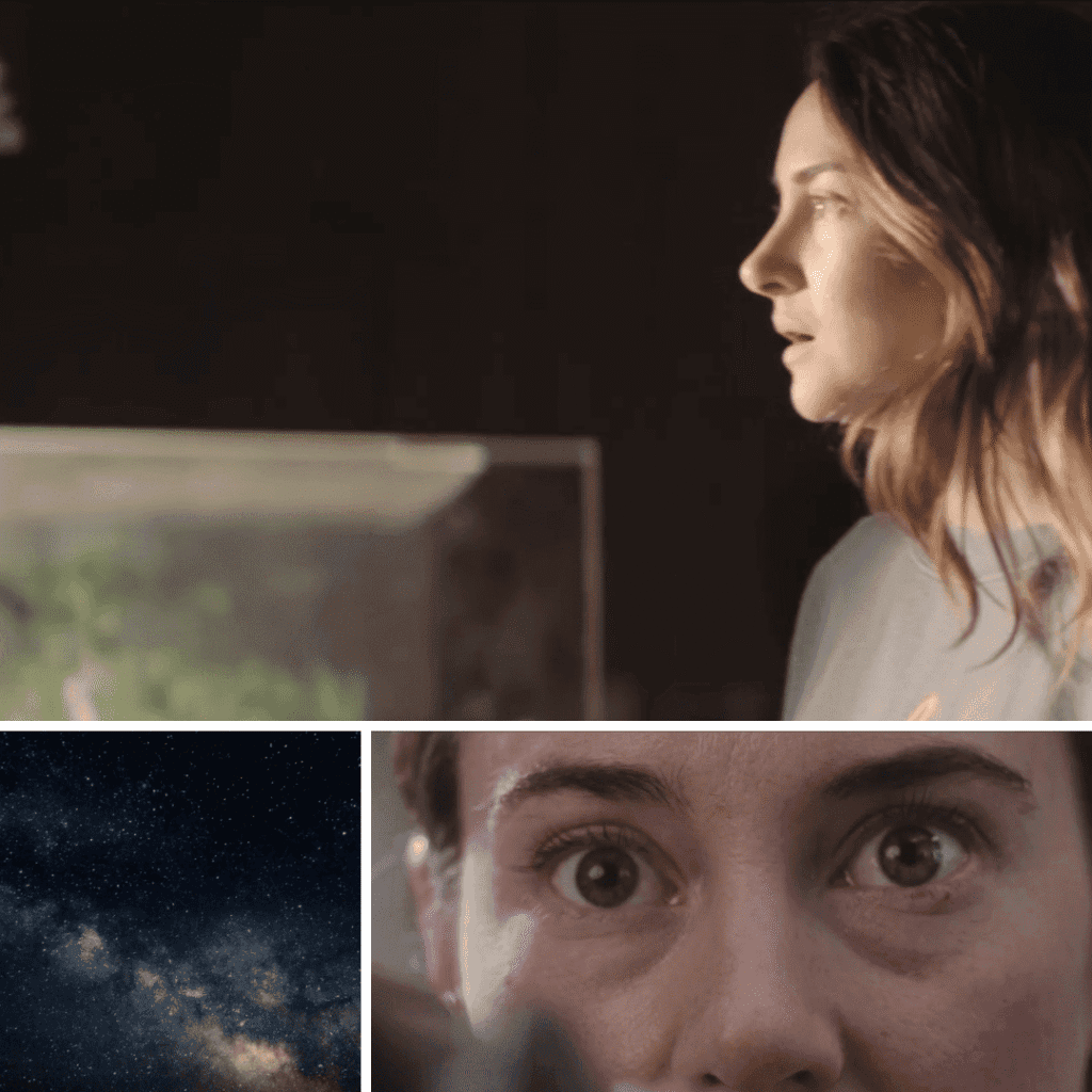 Paradise Season 2 Mid-Season Review Episodes 1-4: three image grid of Annie living and working at Graceland after civilization collapses.