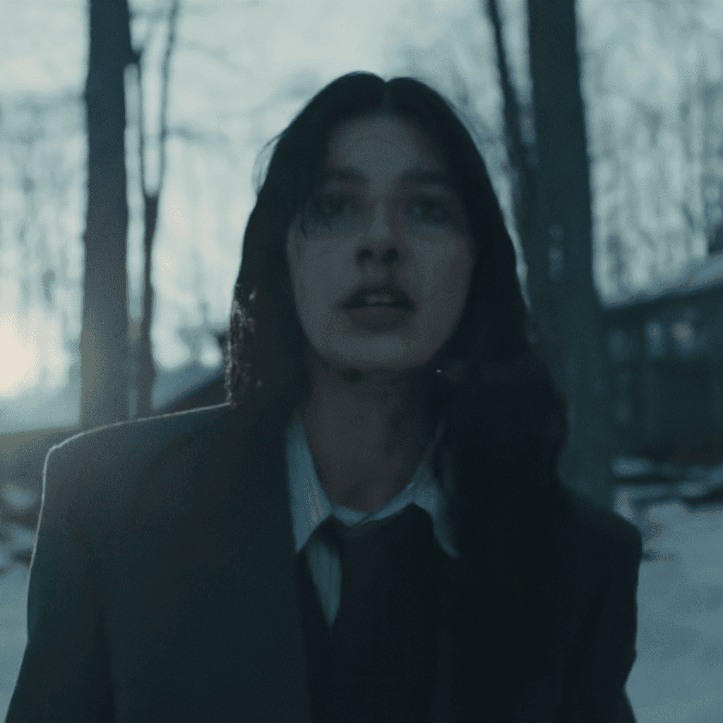 A final still for the Something Very Bad Is Going to Happen review of the newly immortal Rachel leaving the cabin to serve as the new witness to the curse.