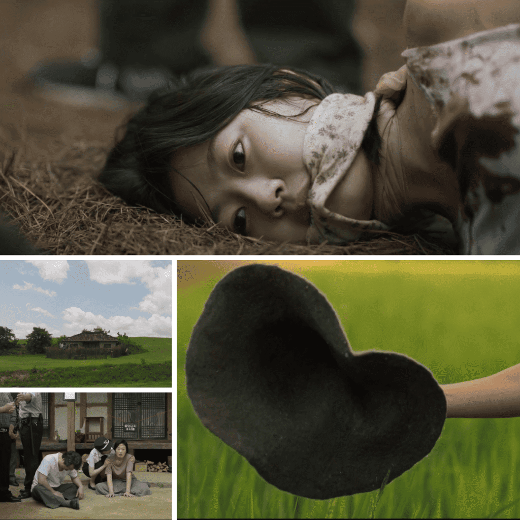 Image collage of a victim, a hat, grieving families, and an escapee from The Scarecrow 2026 review.