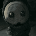 A detailed, close-up still shot of the adorable creature Geomeoksal-i from The East Palace mid-season review.