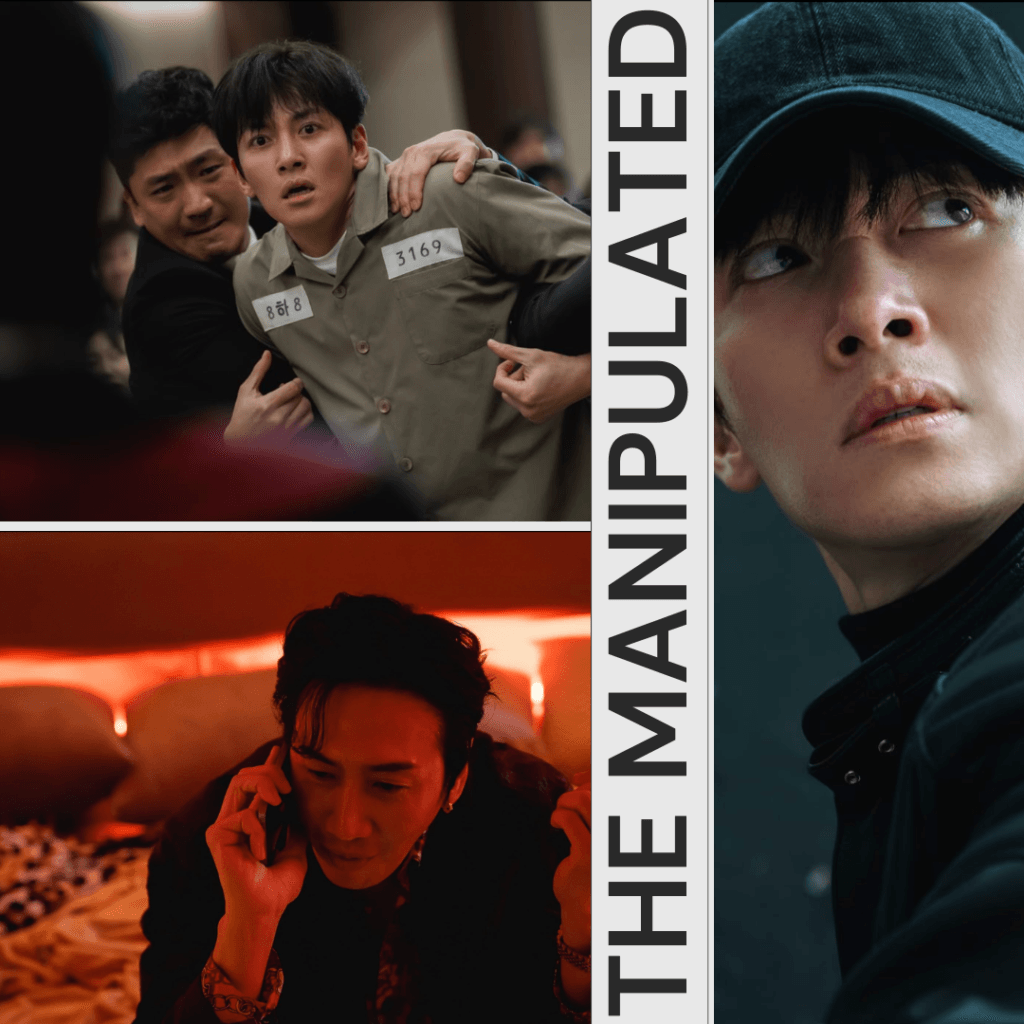 A high-intensity three-grid image collage capturing Ji Chang-wook as main character Park Tae-jung in various action sequences for 10 K-Dramas to Watch If You Loved The Scarecrow..