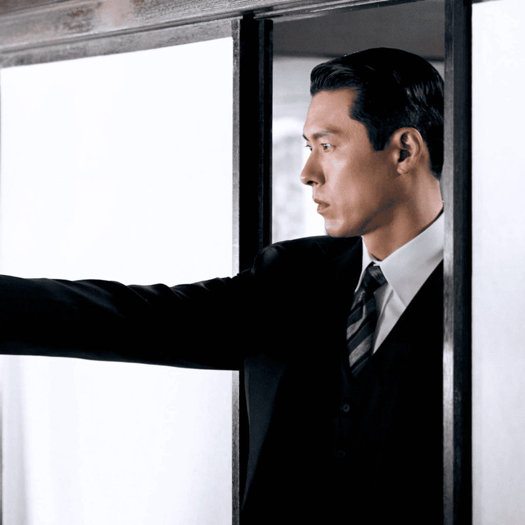 Made in Korea Season 1 review: Baek Ki-tae holds a gun in a tense confrontation